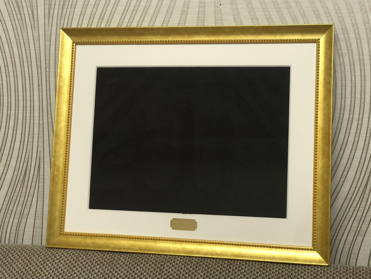 Large ‘Allah’ Original & Authentic Worn Kiswa Kabah Cloth | Pure Silk | Certified