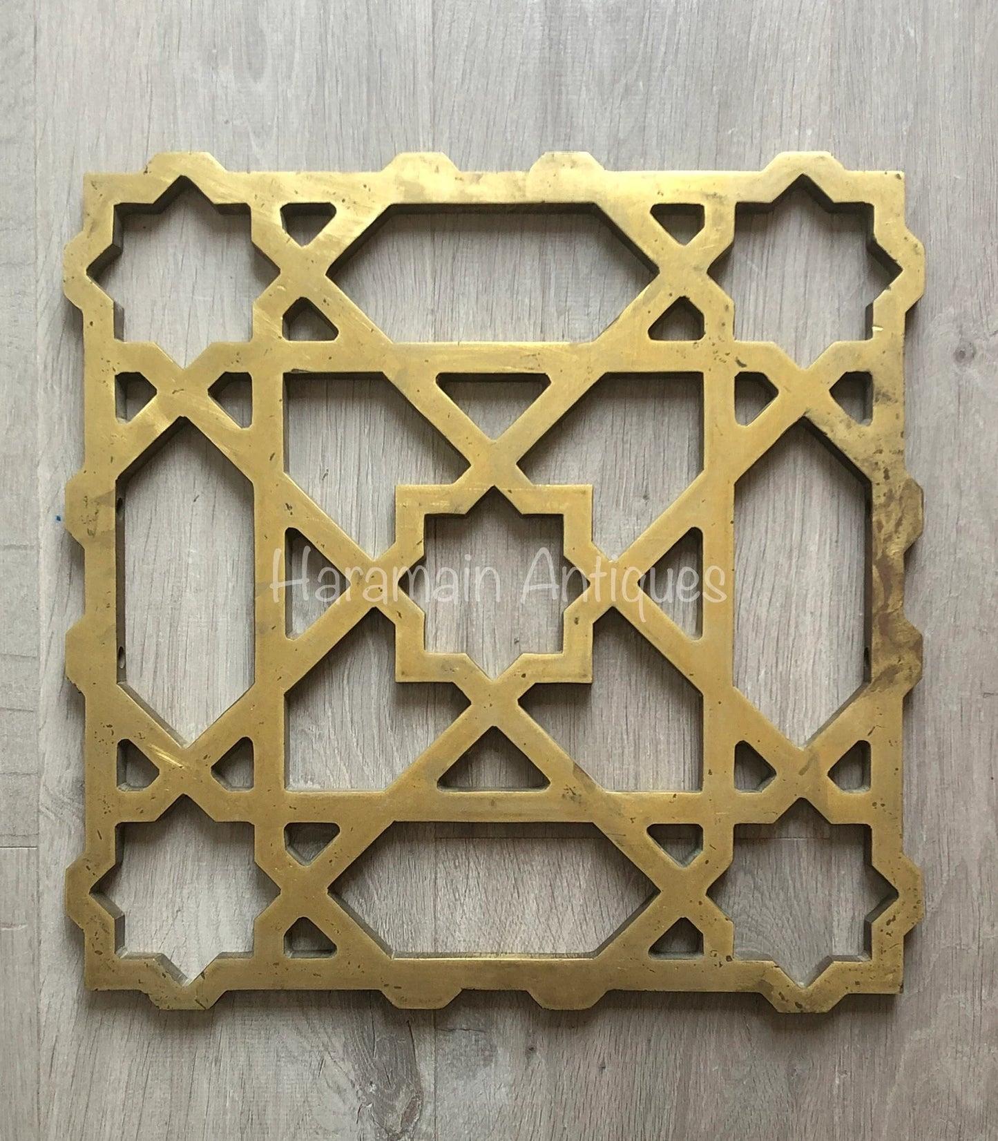 A Brass Fragment Of Masjid Al Haraam - Makkah